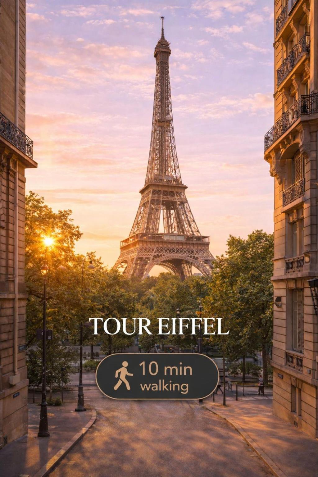 Exclusive Flat By Luxuio - Nearby Eiffel Tower Apartment